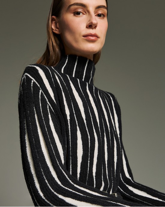 Tailor Made Rhombus Knit Black Πουλόβερ Tailor Made Rhombus Knit Black Πουλόβερ