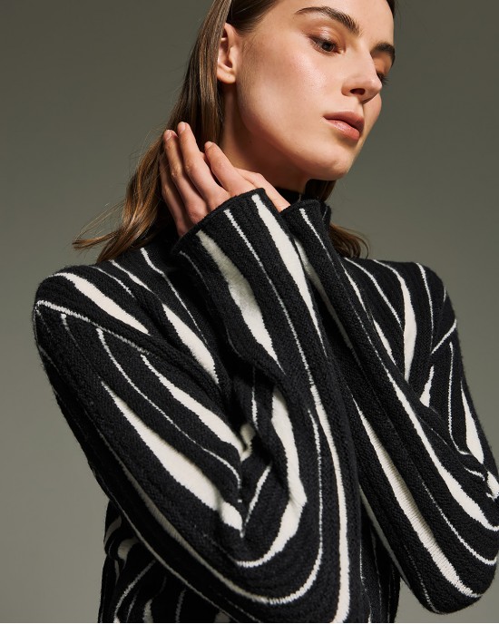 Tailor Made Rhombus Knit Black Πουλόβερ Tailor Made Rhombus Knit Black Πουλόβερ
