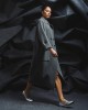 Tailor Made Across Buttons Oversized Long Grey Ζακέτα Tailor Made Across Buttons Oversized Long Grey Ζακέτα