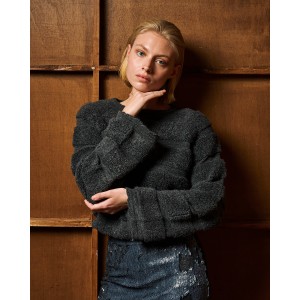 Tailor Made Two Knit Ways Grey Πουλόβερ