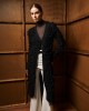 Tailor Made Long Fringed Knit Black Ζακέτα Tailor Made Long Fringed Knit Black Ζακέτα