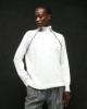 Tailor Made Knit With Extra Thread On Seams Off White Πουλόβερ