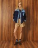 Tailor Made Denim Hood Shoulders & Pocket Navy Blue Ζακέτα