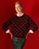 Tailor Made Knit With Cherries Black Πουλόβερ