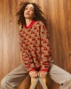 Tailor Made Knit With Cherries Camel Πουλόβερ