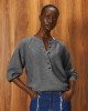Tailor Made Knit Reglan With Long Pat Πουλόβερ