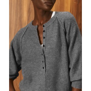 Tailor Made Knit Reglan With Long Pat Πουλόβερ
