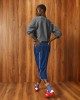 Tailor Made Knit Reglan With Long Pat Πουλόβερ