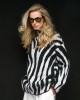 Tailor Made Knit Zebra Black Πουλόβερ