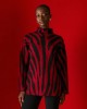 Tailor Made Knit Zebra Bordeaux Πουλόβερ