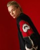 Tailor Made Oversized Raglan-Knit With Flowers On Sleeves Black Ζακέτα