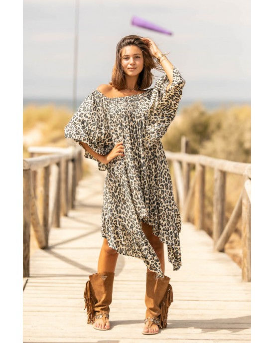 Tarifa Soul Enid Φόρεμα Leopard