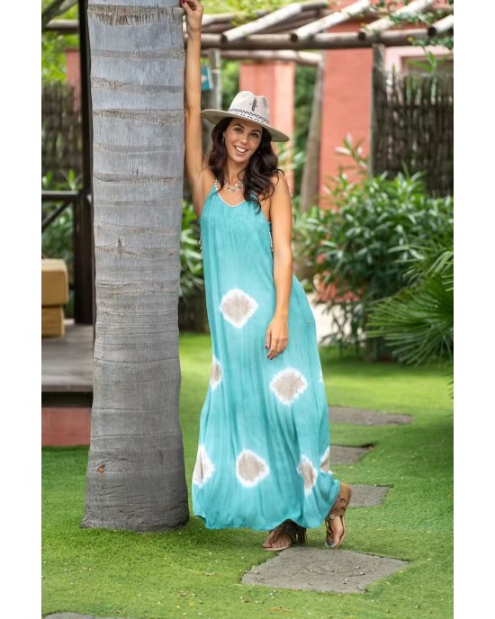 Tarifa Soul Lanzarote Open Back Aquamarine Φόρεμα Tarifa Soul Lanzarote Open Back Aquamarine Φόρεμα