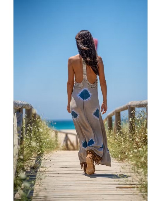 Tarifa Soul Lanzarote Open Back Sand Φόρεμα