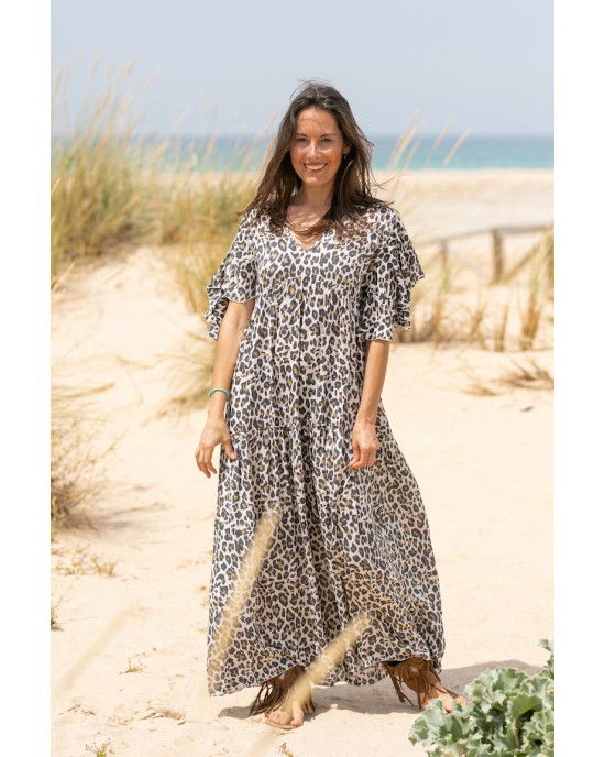 Tarifa Soul Vera Φόρεμα Leopard