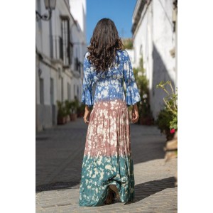 Tarifa Soul Blubbles Blue Maxi Φόρεμα Tarifa Soul Blubbles Blue Maxi Φόρεμα