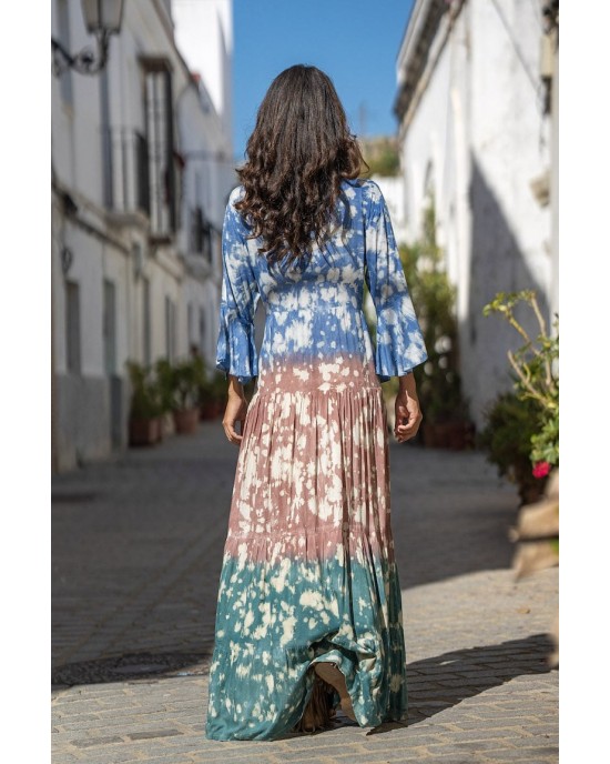 Tarifa Soul Blubbles Blue Maxi Φόρεμα Tarifa Soul Blubbles Blue Maxi Φόρεμα