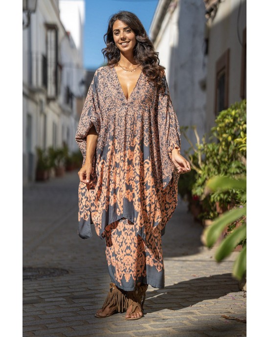 Tarifa Soul Milos Salmon Kimono & Παντελόνι