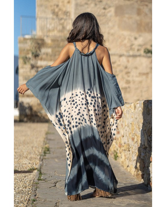 Tarifa Soul Sea Kaftan Navy Φόρεμα