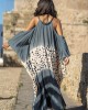 Tarifa Soul Sea Kaftan Navy Φόρεμα