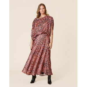 House Of Angels Animal Print Pink Μπλούζα