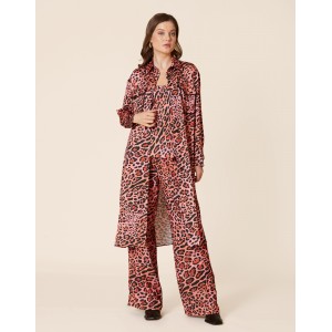 House Of Angels Animal Print Pink Κιμονό