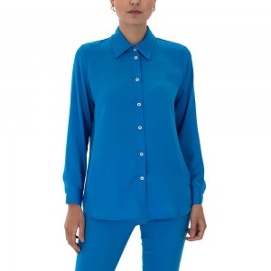 Twenty-29 Satin Πουκάμισο Blue Twenty-29 Satin Πουκάμισο Blue