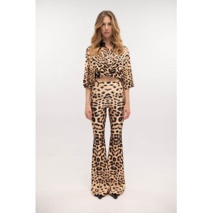 Type Love Nude Leo Flared Παντελόνι