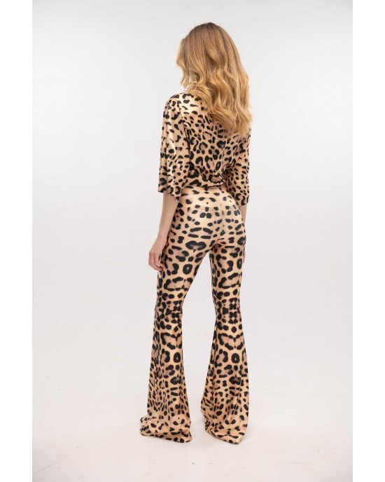 Type Love Flared Nude Leo Παντελόνι