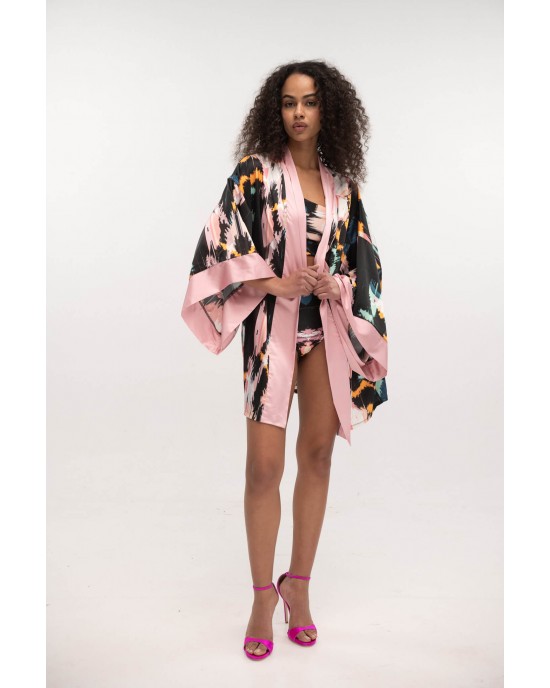Type Love Pastel Noir Satin Κιμονό Type Love Pastel Noir Satin Κιμονό