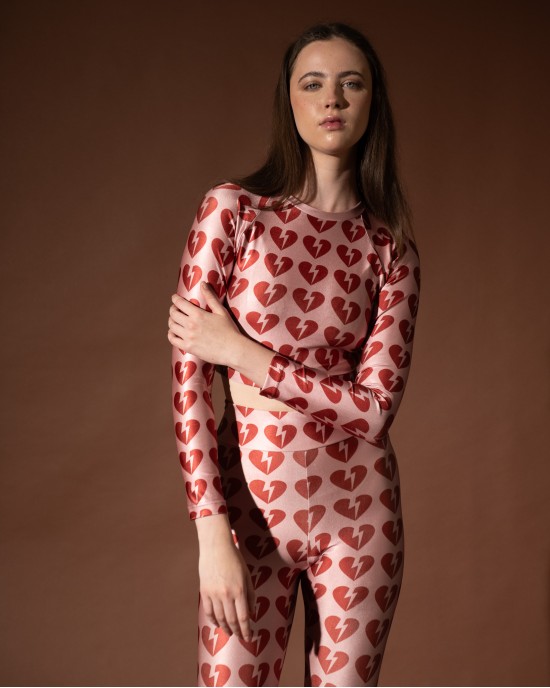 Type Love Blush Heart Ψηλόμεσο Κολάν