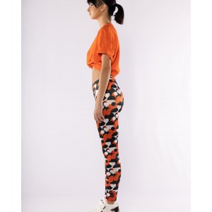 Type Love Geo Love Orange Χαμηλόμεσο Κολάν