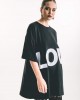 Type Love LOV Oversized T-shirt Black Μπλούζα