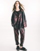 Type Love Leo Burgundy Oversized Μπλούζα & Track Παντελόνι