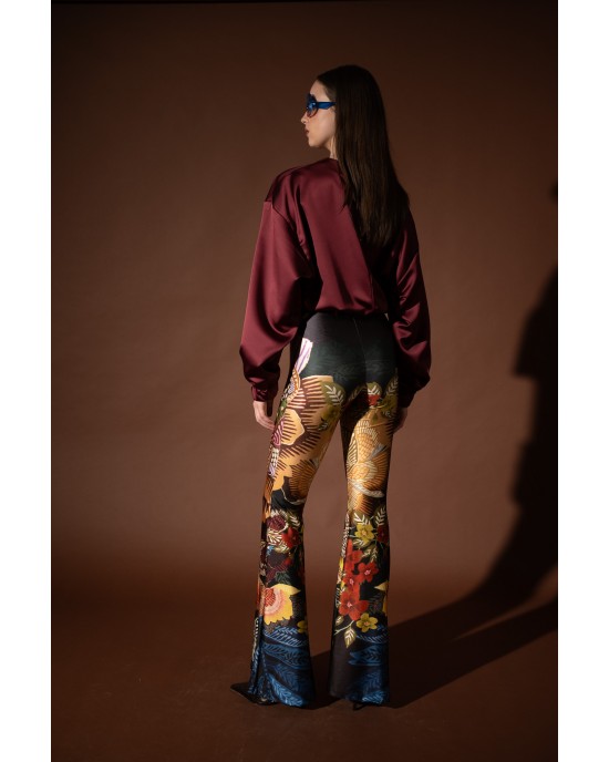 Type Love Viva Bloom Flared Παντελόνι