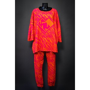 Type Love Zebra Fuchsia Παντελόνι