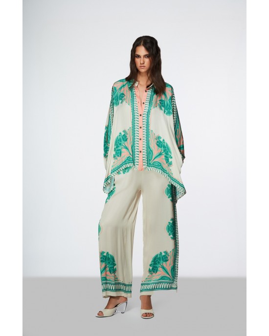 U R INK Nogoli Verde Acqua Πουκάμισο & Παντελόνι