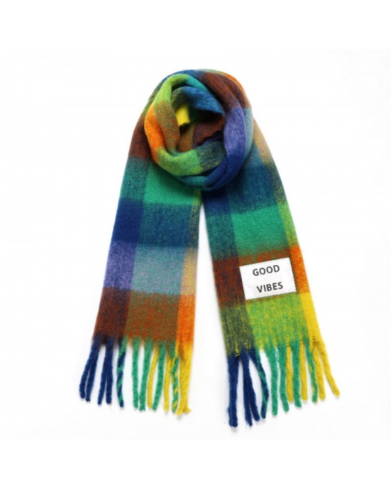 VTD Verb To Do Good Vibes Maxi Κασκόλ VTD Verb To Do Good Vibes Maxi Κασκόλ