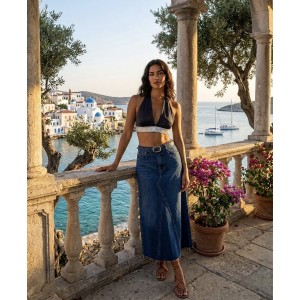 Vicolo Top With Brilliant Black Μπλούζα