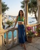 Vicolo Top With Brilliant Green Μπλούζα