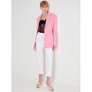 Vicolo Flared Σακάκι With Shoulder Pads Pink
