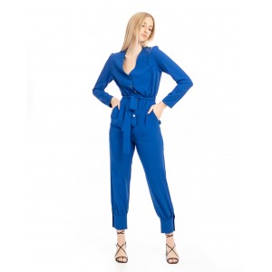 WE_ARE Ολόσωμη Φόρμα Με Κουμπιά Μπλε