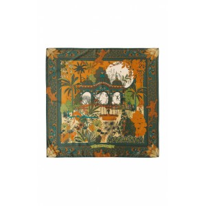 Wild Paris Amber Palace Green Medium Μαντήλι