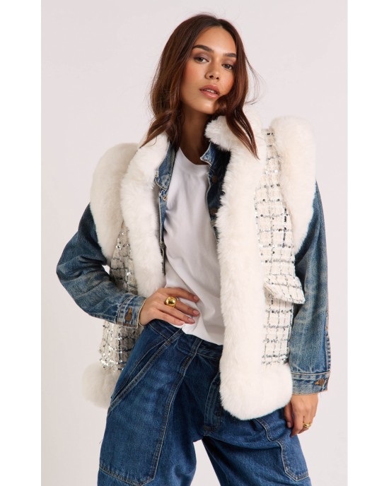 Wild Aspen Bolero White Γιλέκο