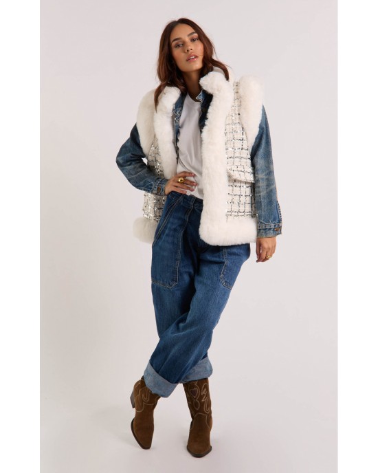 Wild Aspen Bolero White Γιλέκο