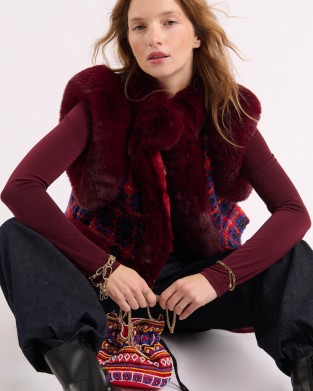 Wild Aspen Bolero Red Γιλέκο