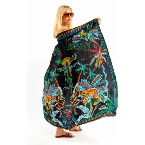 Wild Bahia Black Big Μαντήλι