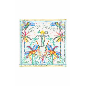 Wild Bahia White Mini Μαντήλι