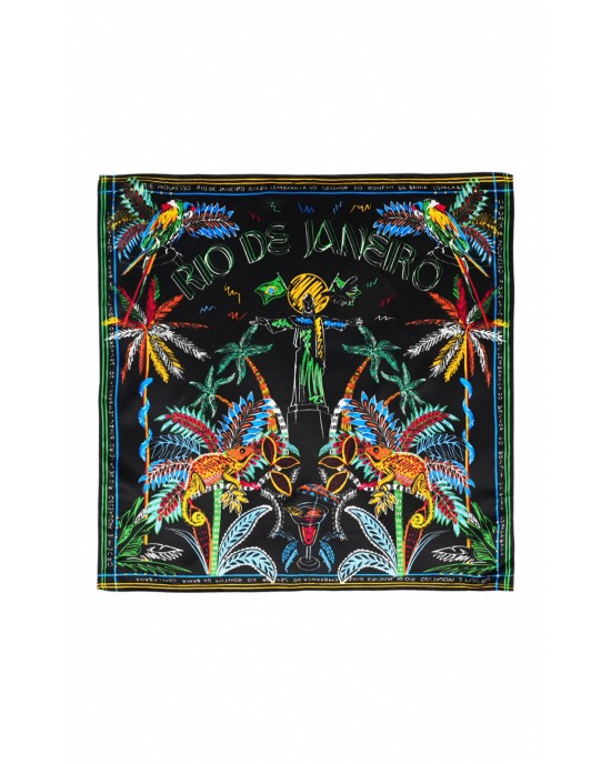 Wild Bahia Black Mini Μαντήλι