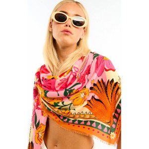 Wild Bandidas Pink Big Μαντήλι